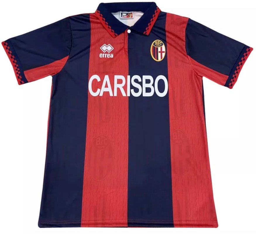 Camisa retro Errea Bologna 1995 1996 I jogador